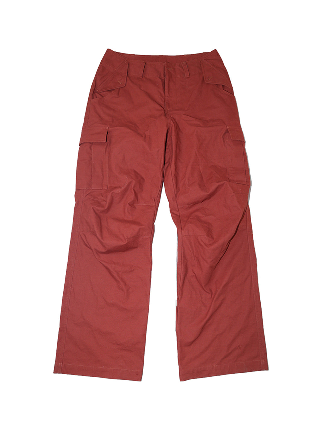 TREclub | Brick Red Pleated Cargo Pants - PSYLOS 1, TREclub | Brick Red Pleated Cargo Pants, Jeans, TREclub•JAPAN, PSYLOS 1